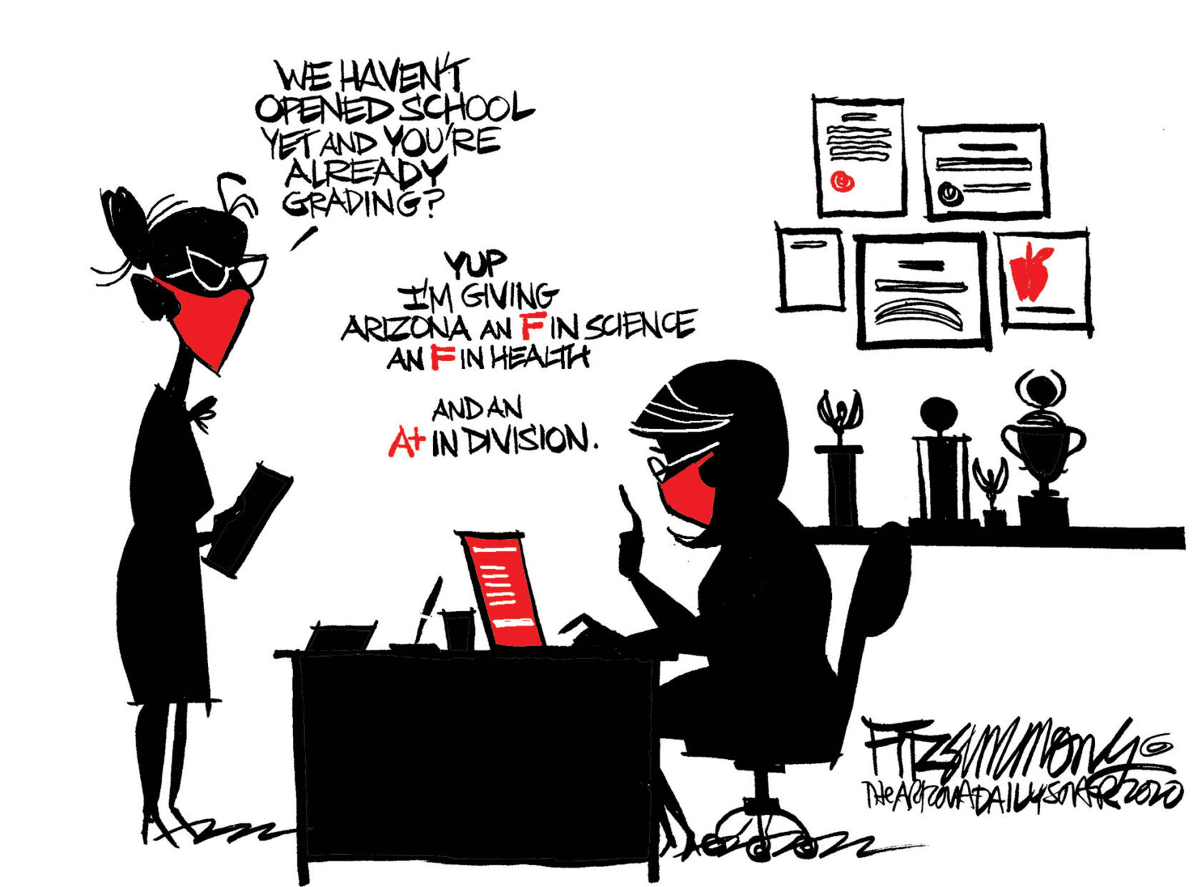 Daily Fitz Cartoon: Grades